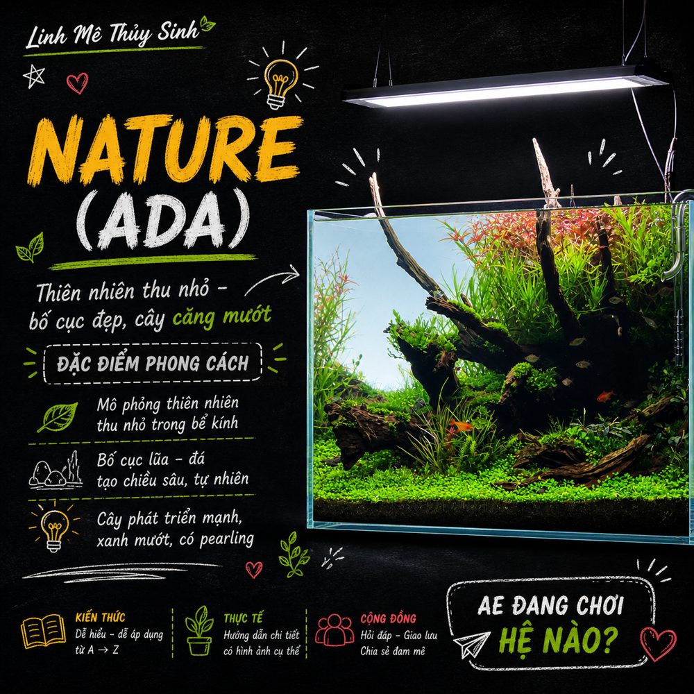 Phong cách thuỷ sinh Nature (ADA)